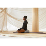 Decathlon grey round yoga meditation cushion 35cm - British product