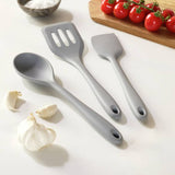 Argos Argos Home 3 Piece Silicone Utensil Set - Grey- Buy online at McGrocer