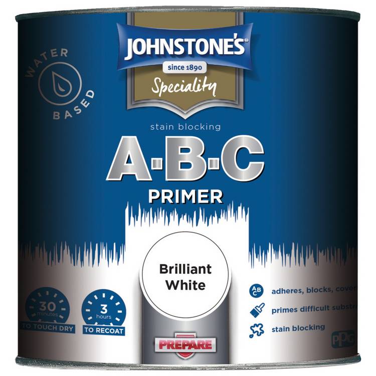 Johnstone's primer sealer Brilliant White 1L - British product