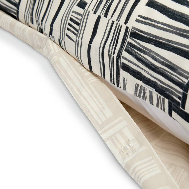 Habitat reversible check bedding set single - British product