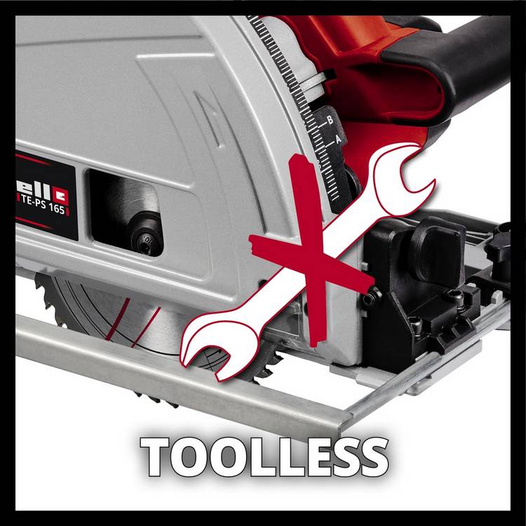 Einhell 1200W corded plunge circular saw 165mm blade (British brand)