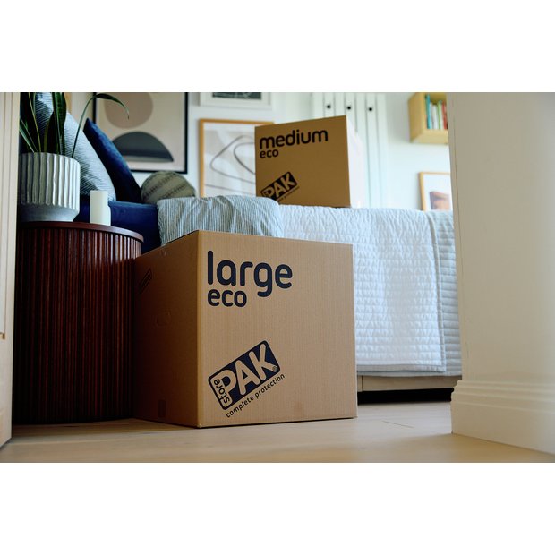 StorePAK large eco cardboard storage boxes set of 5, imported from the UK