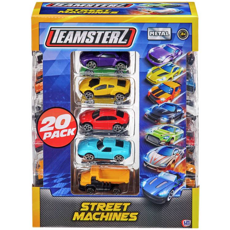 Teamsterz Street Machines 20-pack, imported from the UK