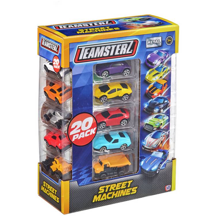 Teamsterz Street Machines 20-pack, imported from the UK