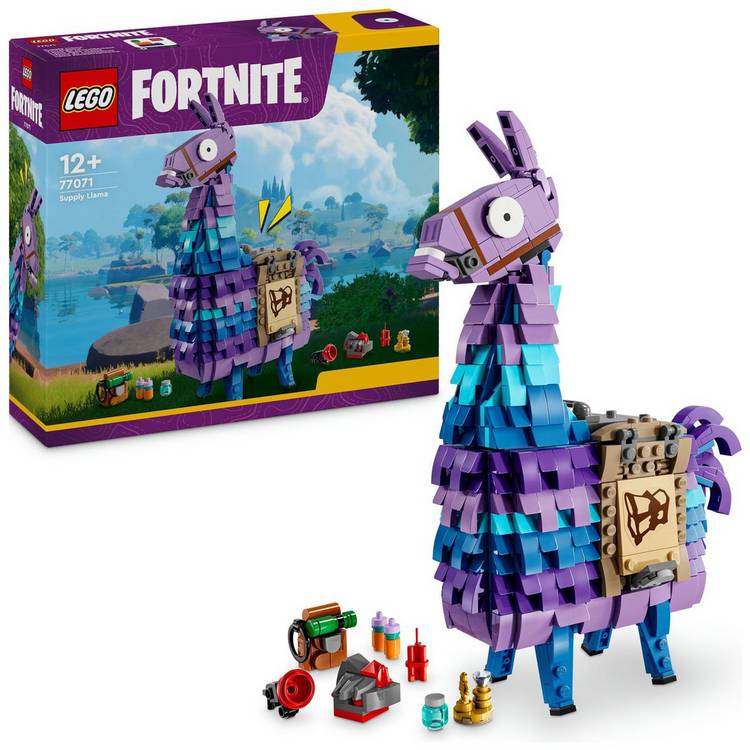 LEGO Fortnite Supply Llama building set 691 pieces, imported from the UK