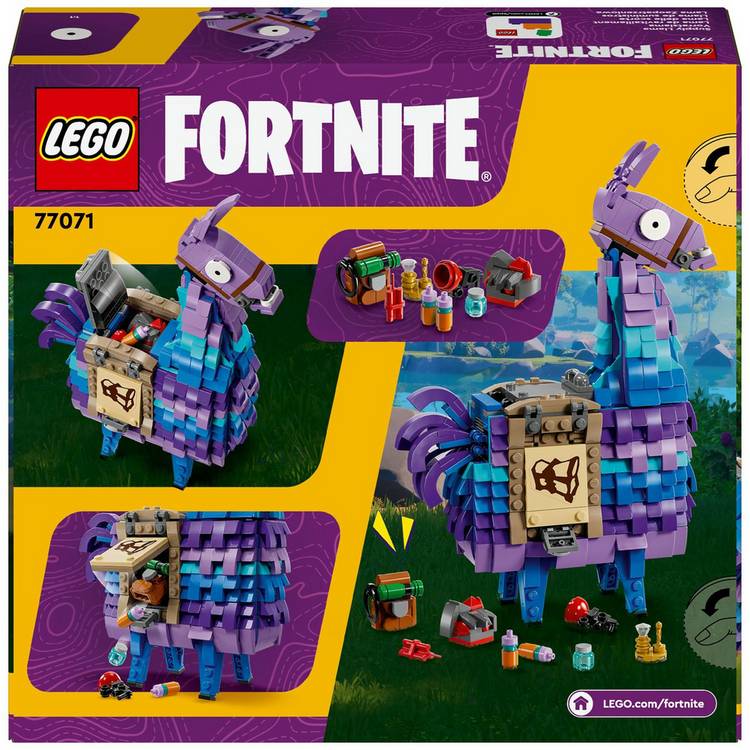 LEGO Fortnite Supply Llama building set 691 pieces, imported from the UK