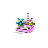 LEGO Creator 3in1 typewriter with flowers building toy - (British brand)