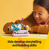 LEGO Creator 3in1 typewriter with flowers building toy - (British brand)