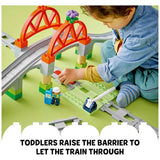 LEGO DUPLO train tracks bridge expansion set 42 pieces (British brand)