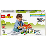 LEGO DUPLO train tracks bridge expansion set 42 pieces (British brand)