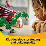 LEGO Creator Medieval Dragon building set with 715 pieces, UK version