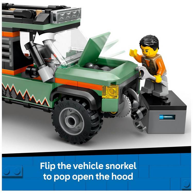 LEGO City Off-Road 4x4 Mountain Truck building toy set (British brand)
