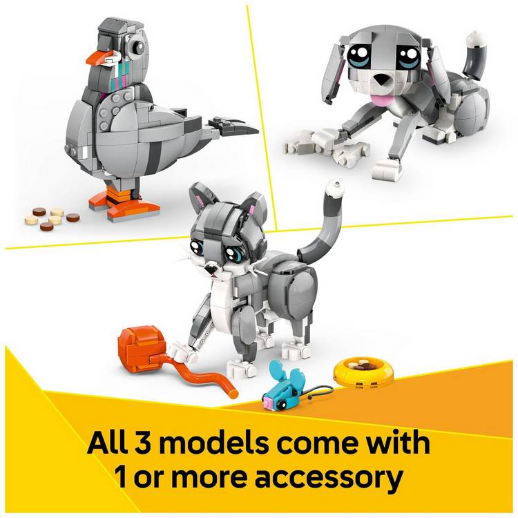 LEGO Creator 3in1 Playful Cat building set 407 pieces - British product