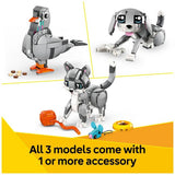 LEGO Creator 3in1 Playful Cat building set 407 pieces - British product