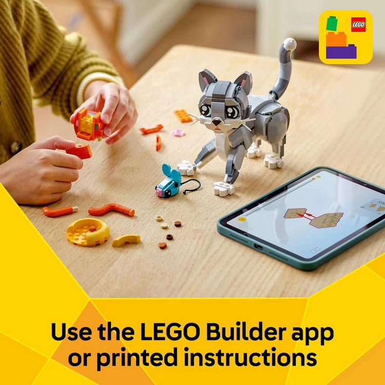 LEGO Creator 3in1 Playful Cat building set 407 pieces - British product