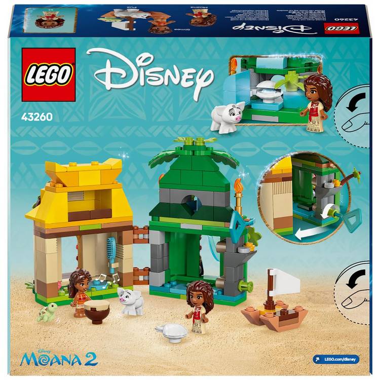 LEGO Disney Moana's Island Fun building toy 175 pieces (British brand)