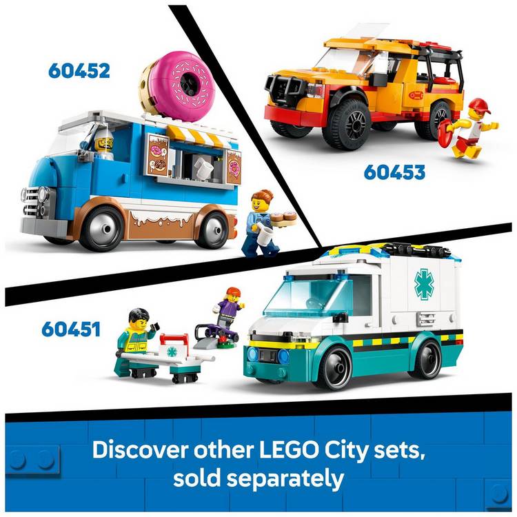 LEGO City Camper Van toy set 385 pieces, imported from the UK
