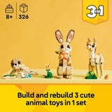 LEGO Creator 3in1 Cute Bunny building set, UK version