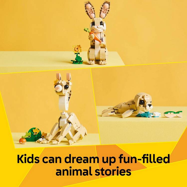LEGO Creator 3in1 Cute Bunny building set, UK version