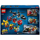 LEGO City Remix set helicopter fire engine submarine 874 pieces, imported from the UK