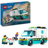Argos LEGO City Emergency Ambulance Toy Set with Minifigures 60451- Buy online at McGrocer