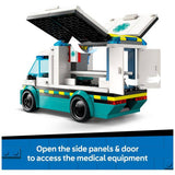 LEGO City Emergency Ambulance toy set 184 pieces (British brand)