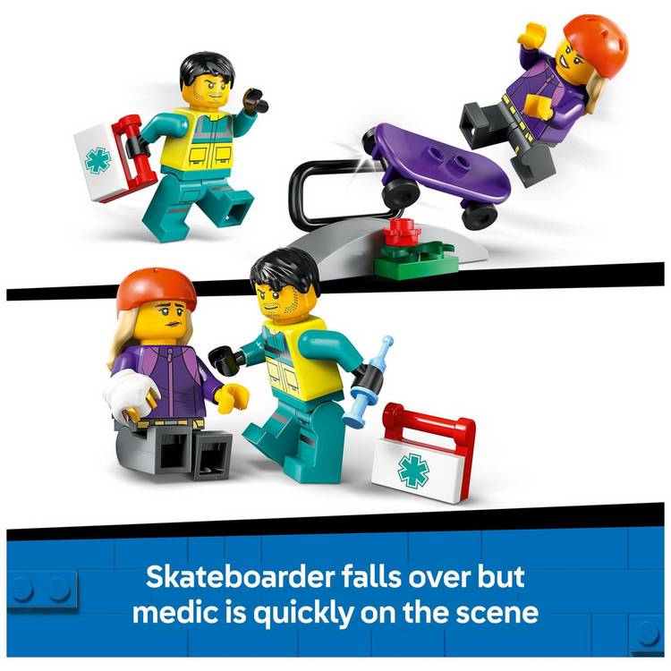 LEGO City Emergency Ambulance toy set 184 pieces (British brand)