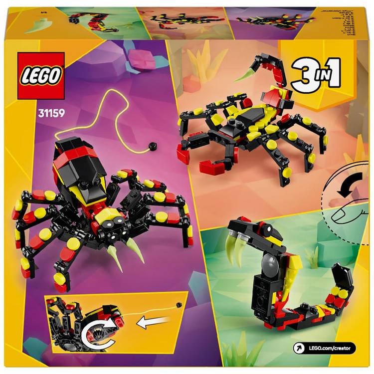 LEGO Creator 3in1 Spider Toy, UK version