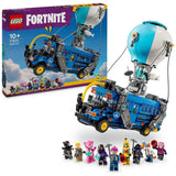 LEGO Fortnite Battle Bus building set with 9 minifigures, 954 pieces, imported from the UK