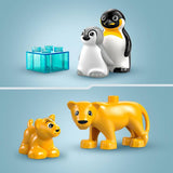 LEGO DUPLO penguin lion building set, imported from the UK