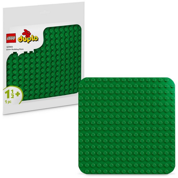 LEGO DUPLO green building plate 38cm, imported from the UK