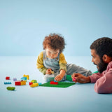 LEGO DUPLO green building plate 38cm, imported from the UK