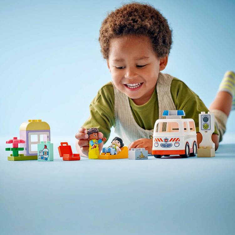 LEGO DUPLO Ambulance & Driver toddler toy, UK version