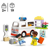 LEGO DUPLO Ambulance & Driver toddler toy, UK version