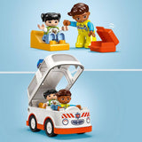 LEGO DUPLO Ambulance & Driver toddler toy, UK version