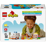LEGO DUPLO Ambulance & Driver toddler toy, UK version