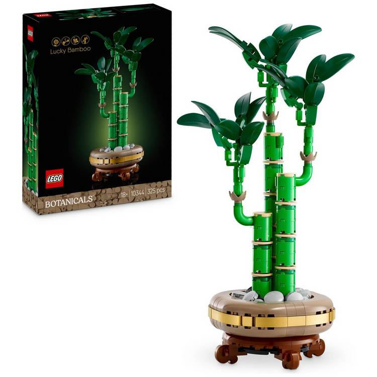 LEGO Botanicals Lucky Bamboo set 29cm tall, imported from the UK