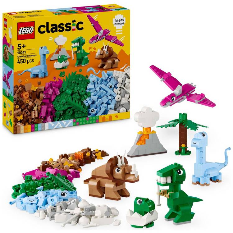 LEGO Creative Dinosaurs building toy set 450 pieces, UK version
