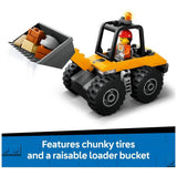 LEGO City yellow wheel loader toy with 81 pieces (British brand)