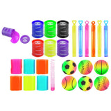 24 piece party bag fillers springz slime balls bubble tubes British product