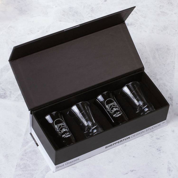 Original Stormtrooper set of 4 shot glasses (British brand)