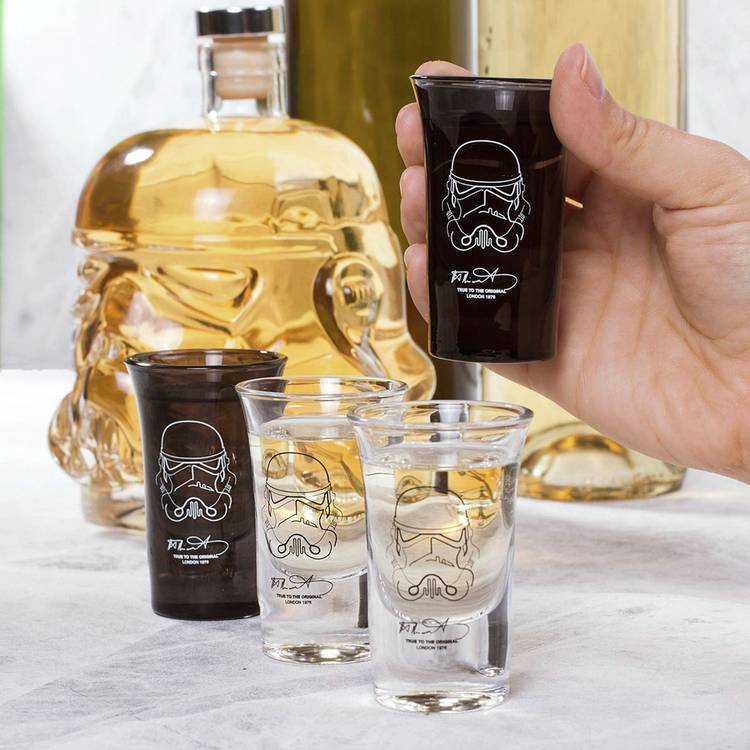 Original Stormtrooper set of 4 shot glasses (British brand)