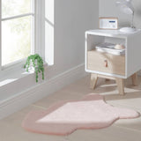 Argos Hbaitat Supersoft Faux Fur Blush Shaggy Rug - 60x90cm- Buy online at McGrocer