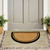Argos Home half moon coir doormat 40x60cm, imported from the UK