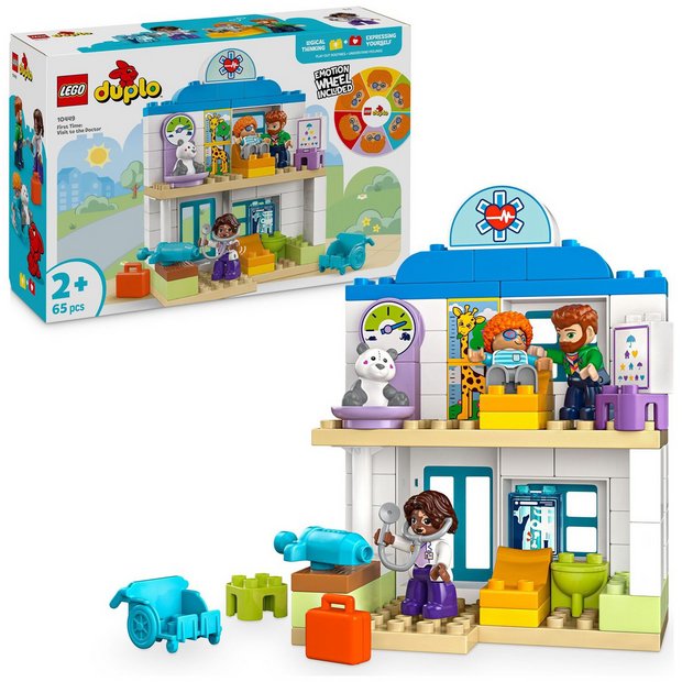 LEGO DUPLO toddler doctor playset with four figures - British product