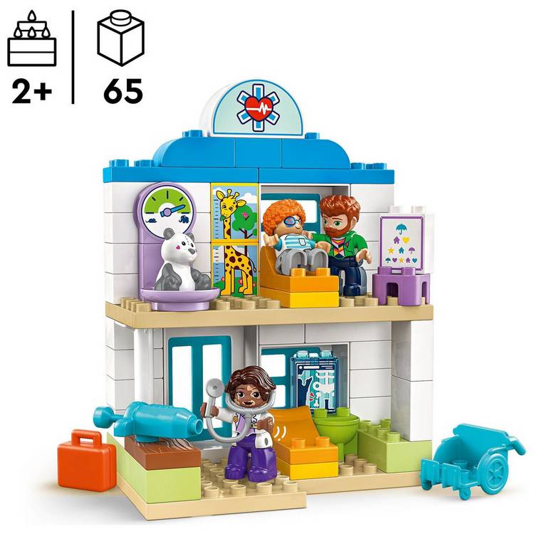 LEGO DUPLO toddler doctor playset with four figures - British product