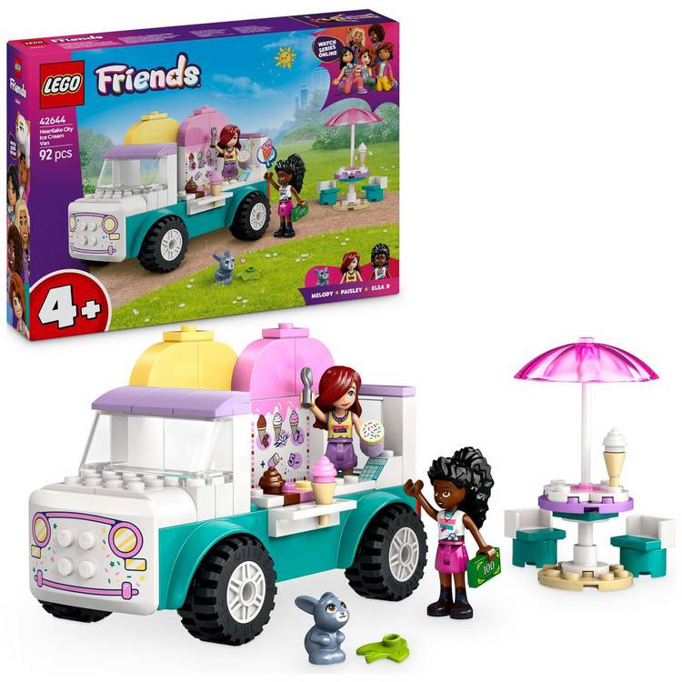LEGO Friends Heartlake City Ice Cream Van building toy 92 pieces - British product