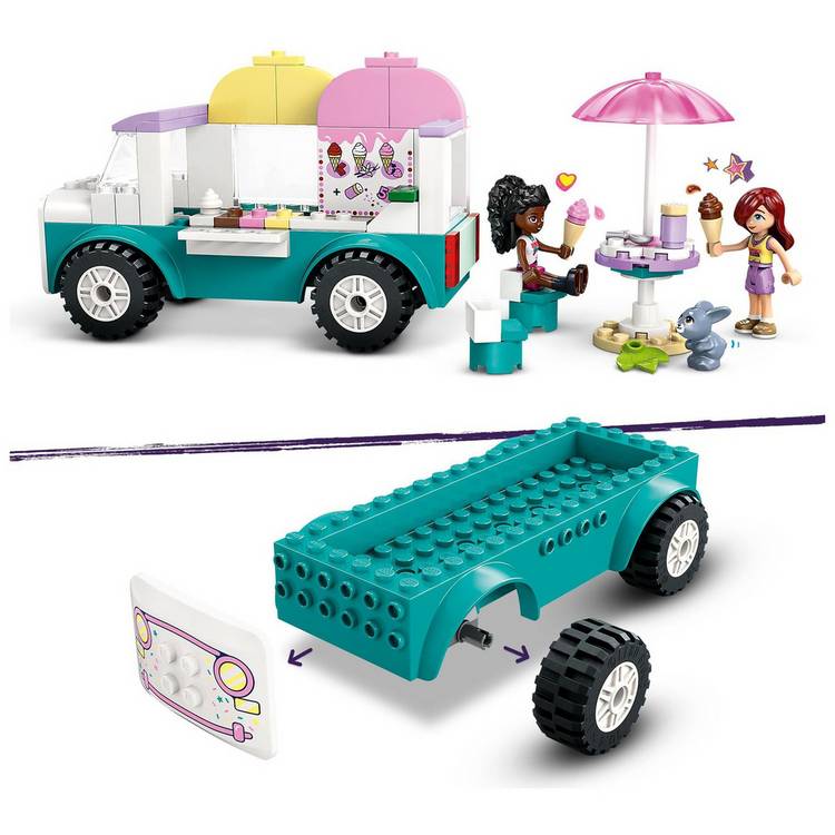 LEGO Friends Heartlake City Ice Cream Van building toy 92 pieces - British product