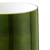 Habitat retro green glass table lamp, imported from the UK