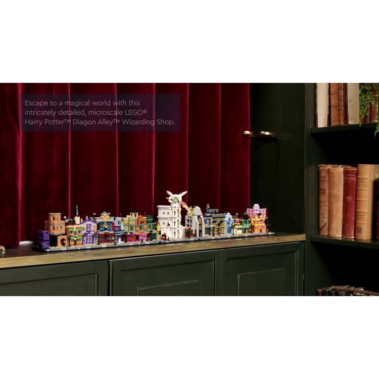 LEGO Harry Potter Diagon Alley building set 2750 pieces - British product